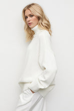 Load image into Gallery viewer, Basic Bae Turtleneck Dropped Shoulder Long Sleeve Sweater
