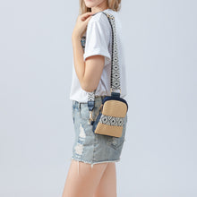 Load image into Gallery viewer, Straw Braided Crossbody Bag
