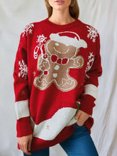 Load image into Gallery viewer, Gingersnap Round Neck Long Sleeve Sweater
