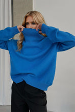 Load image into Gallery viewer, Basic Bae Turtleneck Dropped Shoulder Long Sleeve Sweater
