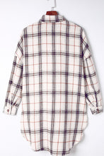 Load image into Gallery viewer, Plaid Button Up Long Sleeve Shacket
