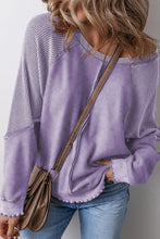 Load image into Gallery viewer, Exposed Seam Long Sleeve Sweatshirt
