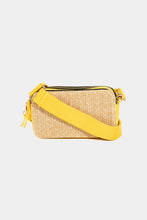 Load image into Gallery viewer, Fame Straw Contrast Crossbody Bag
