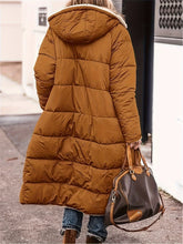 Load image into Gallery viewer, Plus Size Zip Up Sherpa Hooded Coat
