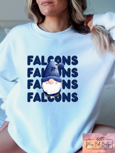 Load image into Gallery viewer, Falcons Winter Gnome Tee, Crewneck, Sweatshirt
