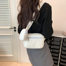 Load image into Gallery viewer, Stitching PU Leather Shoulder Bag
