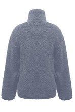 Load image into Gallery viewer, Fuzzy Turtleneck Long Sleeve Sweatshirt
