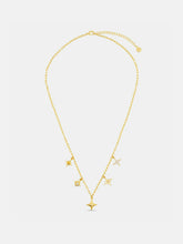 Load image into Gallery viewer, 14K Gold-Plated Copper Zircon Pendant Necklace
