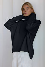 Load image into Gallery viewer, Basic Bae Turtleneck Dropped Shoulder Long Sleeve Sweater
