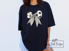 Load image into Gallery viewer, Preppy Soccer Bow Tee
