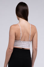 Load image into Gallery viewer, Washed Ribbed Bra Padded Tank Top
