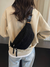 Load image into Gallery viewer, Sherpa Crossbody Bag with Adjustable Strap
