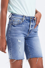 Load image into Gallery viewer, BAYEAS High Rise Denim Shorts
