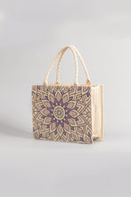 Load image into Gallery viewer, Flower Straw Weave Tote Bag
