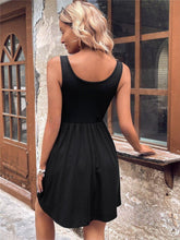 Load image into Gallery viewer, Scoop Neck Wide Strap Mini Tank Dress

