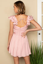 Load image into Gallery viewer, Ruffled Surplice Mini Dress
