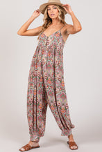 Load image into Gallery viewer, SAGE + FIG Multi Paisley Print Sleeveless Jumpsuit
