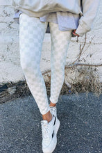 Load image into Gallery viewer, Checkered Elastic Waist Leggings
