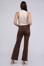 Load image into Gallery viewer, Acid Washed Frayed Cutoff Hem Straight Wide Pants
