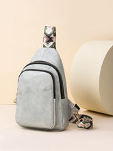 Load image into Gallery viewer, PU Leather Adjustable Strap Sling Bag
