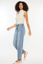 Load image into Gallery viewer, Kancan Ultra High Rise Distressed Straight Jeans
