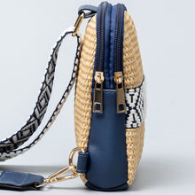 Load image into Gallery viewer, Straw Braided Crossbody Bag
