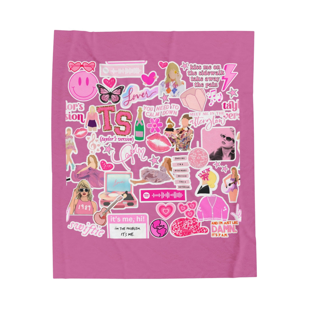 Taylor Swift Collage Blanket