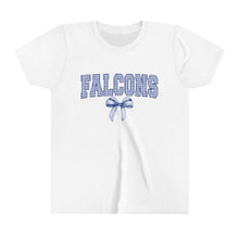 Load image into Gallery viewer, Youth Falcons Gingham Coquette Tee, Sweatshirts
