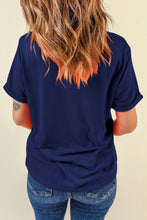 Load image into Gallery viewer, Letter Round Neck Short Sleeve T-Shirt
