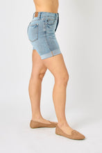 Load image into Gallery viewer, Judy Blue Full Size Tummy Control Denim Shorts
