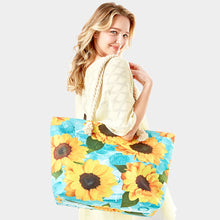 Load image into Gallery viewer, Sunflower Tote Bag
