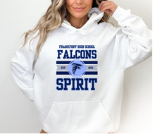 Load image into Gallery viewer, Falcons Spirit Tee, Crewneck, Sweatshirt
