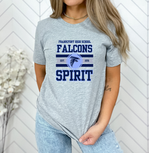 Load image into Gallery viewer, Falcons Spirit Tee, Crewneck, Sweatshirt
