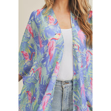 Load image into Gallery viewer, Tropical Flamingo Kimono
