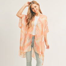 Load image into Gallery viewer, Coral Abstract Kimono
