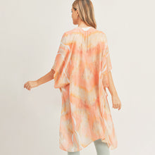 Load image into Gallery viewer, Coral Abstract Kimono
