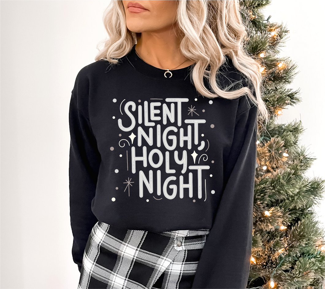 Silent Night Tee or Crewneck