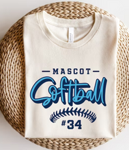 Load image into Gallery viewer, Custom &quot;Team&quot; Softball Sweatshirt
