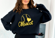 Load image into Gallery viewer, Custom &quot;Mascot&quot; Heart Softball Sweatshirt
