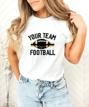 Load image into Gallery viewer, Personalized Football Team Tees, Sweatshirts (Custom made to your team colors)
