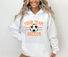 Load image into Gallery viewer, Personalized Soccer Team Tees, Sweatshirts (Custom made to your team colors)
