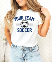 Load image into Gallery viewer, Personalized Soccer Team Tees, Sweatshirts (Custom made to your team colors)
