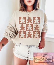 Load image into Gallery viewer, Retro Checkered Gingerbread Tee/Crewneck
