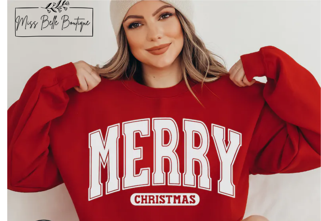 Merry Christmas Tee/Crewneck