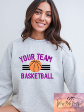 Load image into Gallery viewer, Personalized Basketball Team Tees, Sweatshirts (Custom made to your team colors)
