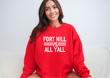 Load image into Gallery viewer, Fort Hill vs All Ya&#39;ll Tee, Crewneck, Sweatshirt
