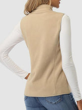 Load image into Gallery viewer, Zip Up Turtleneck Vest with Pockets
