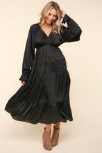 Load image into Gallery viewer, Haptics Flounce Sleeve Tiered Midi Dress with Pockets
