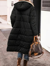 Load image into Gallery viewer, Plus Size Zip Up Sherpa Hooded Coat
