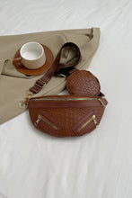 Load image into Gallery viewer, PU Leather Crossbody Bag with Coin Purse
